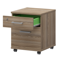 Тумба подкатная с файловым ящиком Аргентум НТ-330Ф Дуб сафари